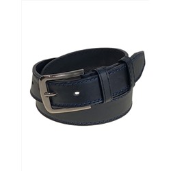 Ремень мужской из искусственной кожи, цвет синий