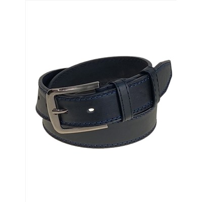 Ремень мужской из искусственной кожи, цвет синий