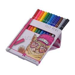 Фломастеры "Easycolor" 12 цв.