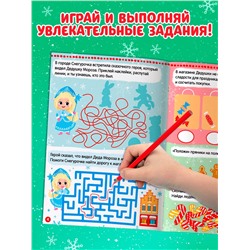 Книги с наклейками «Новогодние радости», набор 2 шт. по 12 стр.