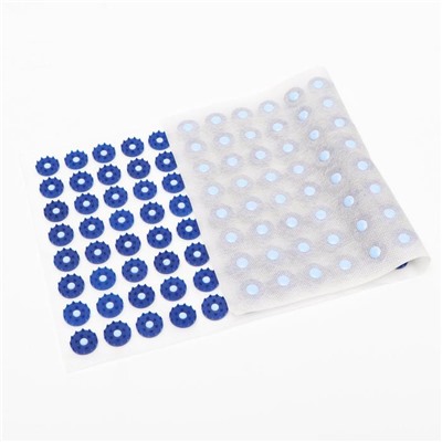 Аппликатор «Кузнецова», 144 колючки, спанбонд, 26×56 см, синий.