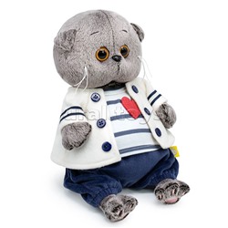 Кот Басик BABY в морском комплекте
