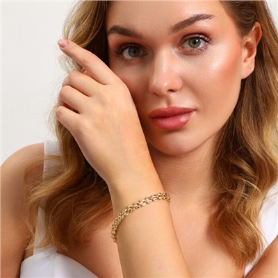 Браслет на руку ювелирной бижутерии Итальянское золото (покрытие желтое 14к), арт.213.964