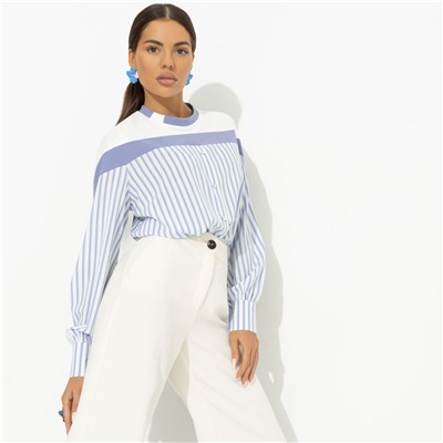 Свитшот комбинированный, Всплеск эмоций (blue)