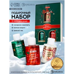 Гель для душа Winter magic stories, набор 3 шт. × 100 мл, URAL LAB
