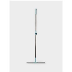 Водосгон для пола, силиконовый, поворотный сгон 35 см, черенок нержавеющая сталь 58-97 см