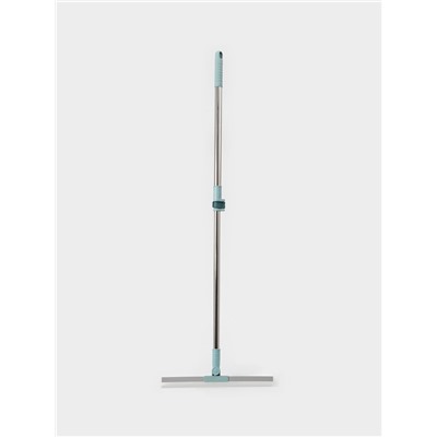 Водосгон для пола, силиконовый, поворотный сгон 35 см, черенок нержавеющая сталь 58-97 см