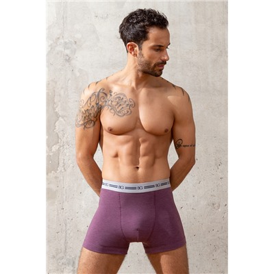 Набор трусов (3 шт.) BeGood UM1201B Underwear темно-серый меланж/бургунди меланж/черный