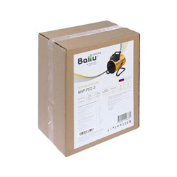 Пушка тепловая BALLU BHP-PE2-2, электрическая, 220 В, 1/2 кВт, 3 режима, 260 м3/ч, до 20 м²