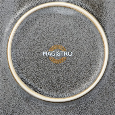 Салатник с высоким бортом Magistro Urban, 650 мл, d=17 см, фарфор, серый