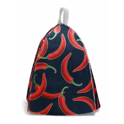 Шапка для бани и сауны «Перец», полиэфир, шерсть, «Добропаровъ»