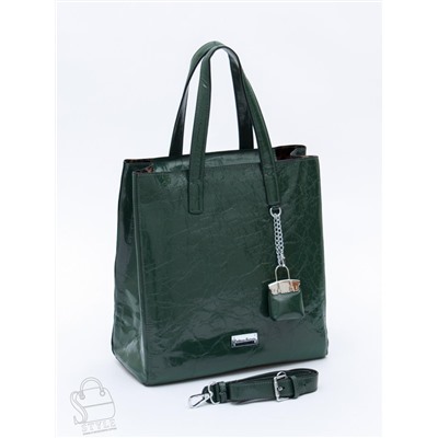 Сумка женская кожаная 91147SP green Velina Fabbaino-Safenta в Новосибирске