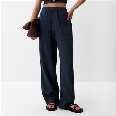 Брюки женские MIST Muslin, размер 42-44, серые