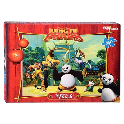 Пазлы 560 "Кунг-фу Панда" (DreamWorks, Мульти)