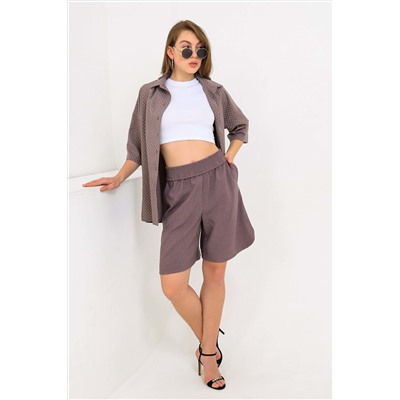 Костюм с шортами Лен 1252 НАТАЛИ, 885690