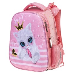 Рюкзак Ergonomic Classic "Кошечка с мороженым" 37х29х17 см EVA материал светоотраж. 2 отделения 2 кармана с расширением