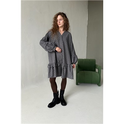 Платье женское  COSY076/03/Серый, черный