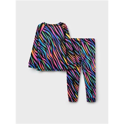 Термокомплект трикот. для девочек: фуфайка (футболка) с длин. рук, брюки