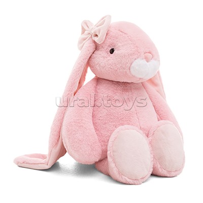 Зайка Молли, 28см сидя, пудровый