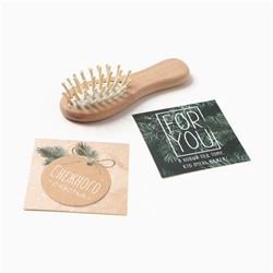 Набор новогодний подарочный «Этель» Happy new year, 5 предметов, полотенце, расчёска, повязка