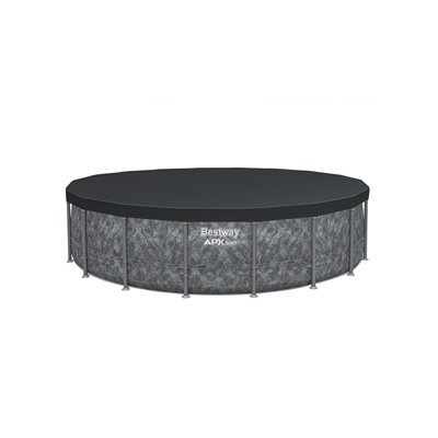 Бассейн каркасный Steel Pro Max, 549×132 см, фильтр-насос, лестница, тент, круглый, 561KC Bestway