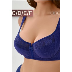 Бюстгальтер OIRO с цветочным принтом DAKOTA 2817 (Синий)