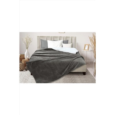 Плед Флайфи ФФ-099 темно-серый НАТАЛИ, 958247