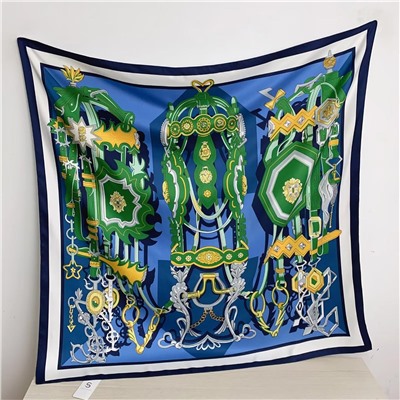 Платок  на голову и шею весенний, мультицвет