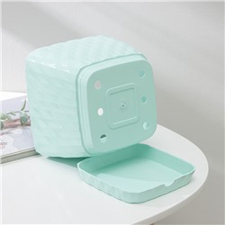 Горшок для цветов с поддоном «Классика», 2 л, пластиковый, цвет мятный