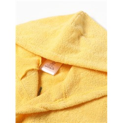 Халат махровый детский Этель «Я солнышко», размер 30 (98-104 см), жёлтый