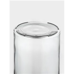 Бутылка для соусов и масла Доляна «Парфе», 1.2 л, 10×20.5 см, с пробковой крышкой, стекло, прозрачная