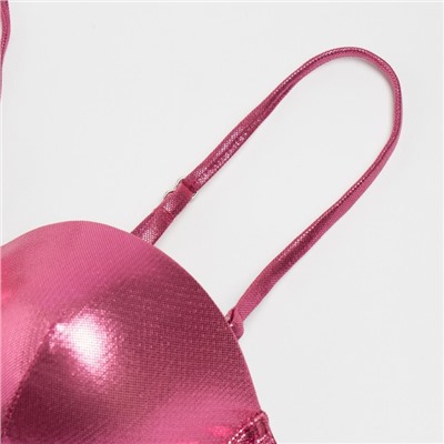 Купальник женский раздельный MINAKU перламутровый цвет розовый, размер 42