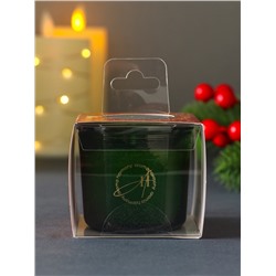 Ароматическая свеча новогодняя в стакане «Вишнёвый пирог», 60 г