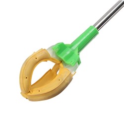 Плодосъёмник, металлический черенок, с ручкой-пистолет (3 пальца), Greengo