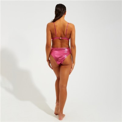 Купальник женский раздельный MINAKU перламутровый цвет розовый, размер 42