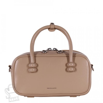 Сумка женская кожаная 9321BD apricot Baidou