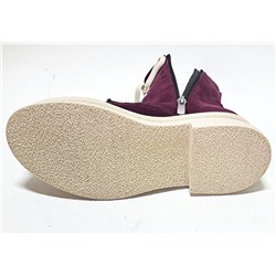 9209 фиол Ботинки зима женские (36-40)/6