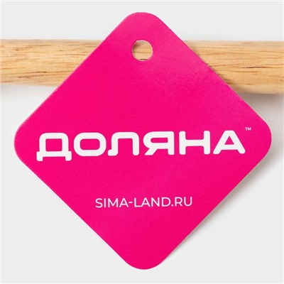 Щётка для посуды Доляна «Лотос», круглая, 22 см