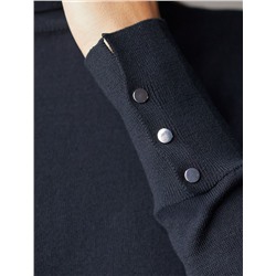 Платье тонкой вязки из хлопка с нейлоном