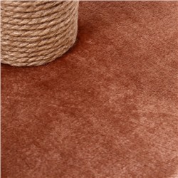 Когтеточка с высоким и толстым столбиком и площадкой, джут, 40×40×84 см, микс цветов