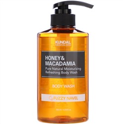 Kundal, Honey & Macadamia, Body Wash, Fuzzy Navel, 16.90 fl oz (500 ml)