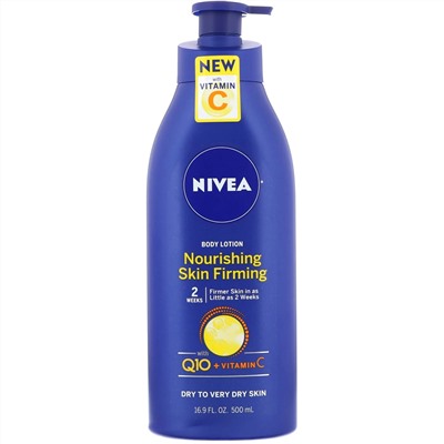 Nivea, Nourishing Skin Firming Body Lotion, Dry to Very Dry Skin, 16.9 fl oz (500 ml)