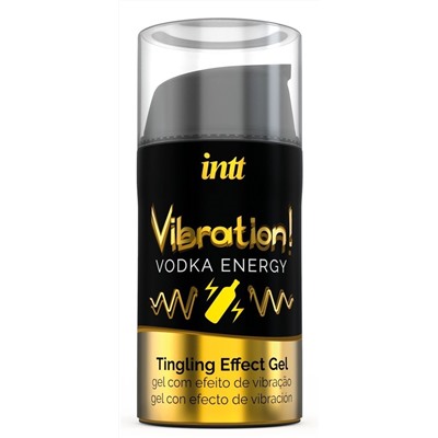 Жидкий интимный гель с эффектом вибрации Vibration! Vodka Energy - 15 мл.