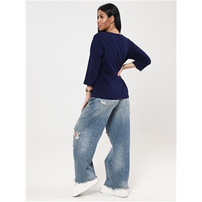 Фрактал - футболка чернильный