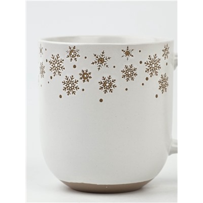 Кружка новогодняя керамическая «Снежная сказка», 400 мл, ручная работа