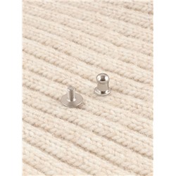 Бирка с кнопкой «Сердце» TEIRA, 8×1.5 см, 10 шт., нежно-розовая