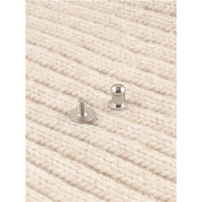 Бирка с кнопкой «Сердце» TEIRA, 8×1.5 см, 10 шт., нежно-розовая