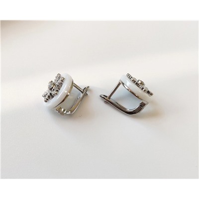 Серьги с керамикой