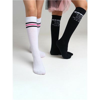 Гольфы для девочки, 2 пары в комплекте