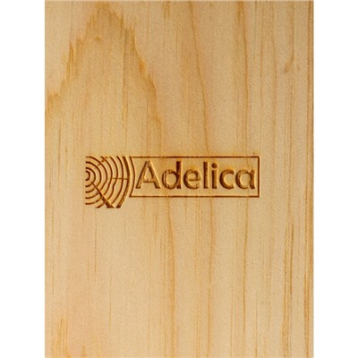Доска - менажница деревянная для подачи шотов Adelica, на 5 рюмок, 30×13×1,8 см, берёза